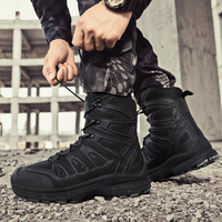 Offre Spéciale bottes de combat d'entraînement en plein air pour hommes de grande taille, bottes tactiques de vêtements de travail