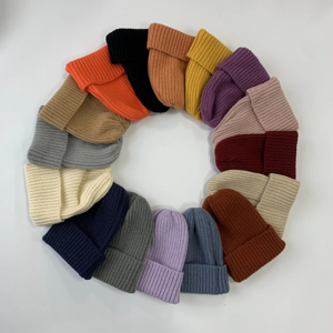 Custom Logo Warm Knitted Beanie <b>Hat</b> Luxury Color Pullover Cap Embroidery Support Outdoor Sports Winter Beanie - Product Image 6