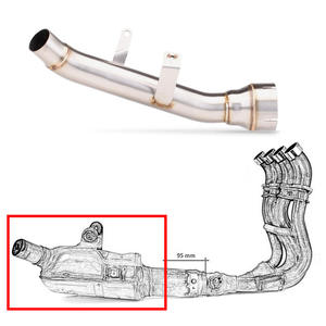 ท่อข้อต่อกลางท่อไอเสียดัดแปลงสำหรับ <span class=keywords><strong>GSXS1000</strong></span>ซูซูกิ GSXS1000F <span class=keywords><strong>2015</strong></span> - 2020 GSX-S1000 - Product Image 4