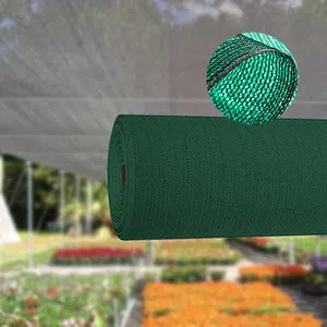 HDPE parasol valla red coche bloqueo coche redes 40x120 Red de sombreado para casa verde