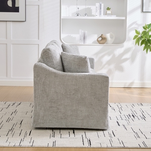 Sofá Cama Modular en Forma de L con Diseño Moderno <span class=keywords><strong>y</strong></span> Funda de Tela para Sala de Estar, Sofá Casual de Tres Plazas de Fábrica China - Product Image 2