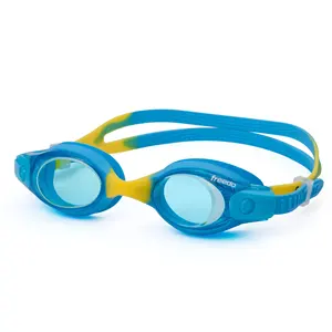 Genç çocuk çocuk oto ayarlanabilir kayış toka eğlence birden fazla renk ile yüzme gözlükleri anti-sis gözlük
