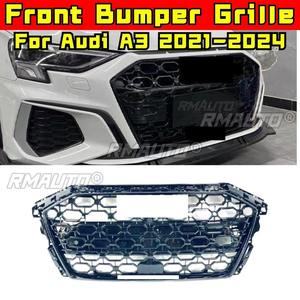 Bandes décoratives pour calandre de voiture, kit carrosserie de calandre de course, calandre avant pour Audi A3 2021-2024, pièce extérieure - Product Image 3