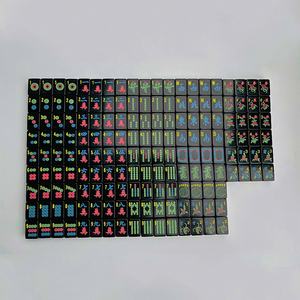 للبيع بالجملة من المصنع ، مجموعة بلاط <span class=keywords><strong>Mahjong</strong></span> الأمريكية السوداء 34 ملون ، بلاط <span class=keywords><strong>Mahjong</strong></span> من الأكريليك الملون ، مجموعة <span class=keywords><strong>Mahjong</strong></span> بنمط الشعار - Product Image 3