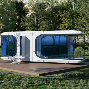 Capsule spatiale préfabriquée <span class=keywords><strong>mobile</strong></span> de luxe de nouvelle génération de haute qualité, capsule spatiale à petite échelle, capsule spatiale portable en acier galvanisé. - Product Image 2