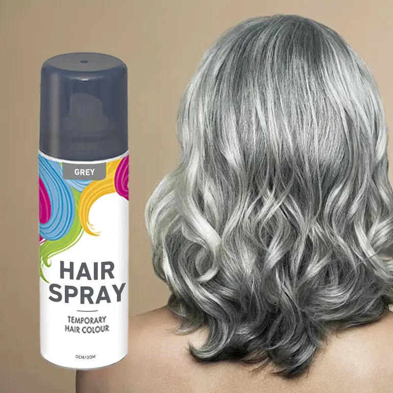 Spray de coloration de cheveux pour salon, vente en gros, 150ml, 12 sortes