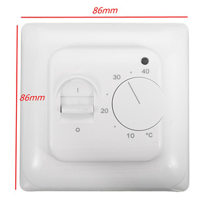 Thermostat de chauffage au sol mécanique QY 16A 5W 5-40°C avec sonde pour systèmes de climatisation domestiques - Product Image 2
