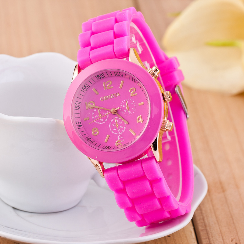 Shop Our Geneva Colorful Wrist Watch - Custom Quartz Watches