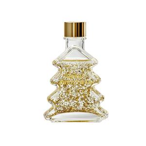 Flacon diffuseur d'<span class=keywords><strong>huile</strong></span> en verre transparent de luxe fantaisie vide de 200 ml en forme de sapin de Noël avec logo personnalisé et couvercle à vis - Product Image 6