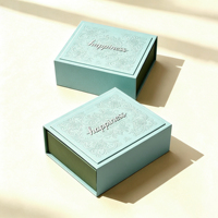Boîtes cadeaux de luxe écologiques biodégradables de qualité supérieure pour cosmétiques avec gaufrage et design personnalisé