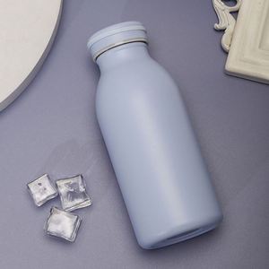 Minimalist Stainless Steel Vacuum <b>Bottle</b> Double Wall Insulated Travel Water <b>Bottle</b> With Lid Pastel Colors - Product Image 4