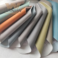 Tissu en daim haut de gamme PU microfibre Faux cuir Nappa matériau de rembourrage automobile imperméable pour canapé sac meubles