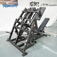 Presse à jambes et machine à squats en acier Bickfit BH1052 avec fonctions de sécurité réglables et construction robuste