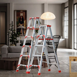 <span class=keywords><strong>Escalera</strong></span> Telescópica Plegable Multifuncional Moderna de Aleación de Aluminio con Diseño Espiga, Reforzada, de Doble Cara, con Capacidad de Carga de 150 kg para Exteriores - Product Image 4