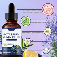 Gouttes liquides OEM Stress Comfort avec glycinate de magnésium, bromélaïne, teinture de vitamines pour adultes