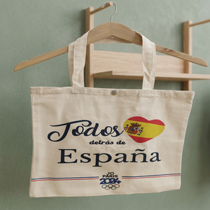 Customizable Cotton Canvas Tote <b>Bag</b> with Zip Closure <b>Long</b> Handles Eco-Friendly Reusable Shopping <b>Bag</b> Letter Print Medium Size - Product Image 3