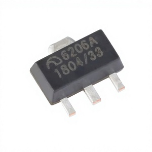 ME6206A33PG Serigrafía 6206A SOT-89 3.3V 2% 6V Chip Regulador Lineal de Baja Caída de Tensión - Product Image 1