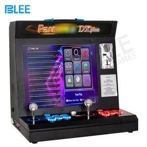 Konsol permainan kotak Arcade Mini 17 inci, mesin permainan Arcade Mini Bartop Video 3D Retro