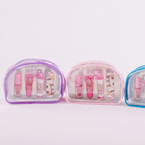 Baume à lèvres rose personnalisé avec sac cosmétique pour enfants filles enfants - Product Image 2