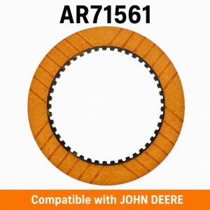 Plaque de friction en papier pour embrayage de transmission haute performance <span class=keywords><strong>JOHN</strong></span> DEERE AR71561, disque d'embrayage 133,1 mm, dents internes IT45, cb9 - Product Image 1