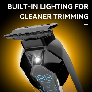 KEMEI Km-1572 <span class=keywords><strong>Regolabarba</strong></span> Compatto da 1000mAh, Forbici per Incisione, Tagliacapelli Professionale per Barbieri e Saloni, Certificato CE - Product Image 2