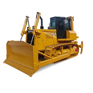 Tracteur sur chenilles Cat D7G pour le défrichement de chantiers de construction avec lame semi-U à haute pénétration et cabine confortable - Product Image 1