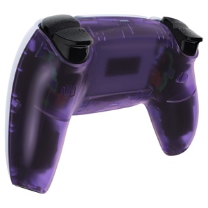 EXtremeRate Clear Purple DIY Replacement Back Case Housing Shell for PS5 <b>Controller</b> - Product Image 4