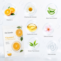 Masque facial en feuille personnalisé, collagène, glycérine, biocellulose, masque facial hydratant, nourrissant, blanchissant, soin de la peau naturel biologique
