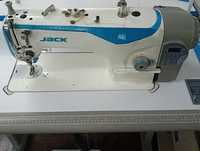 Máquina de coser Jack A4E de segunda mano, computarizada, con cortahilos automático, de una sola aguja, puntada de seguridad, venta caliente a todo el mundo, mayorista reciente