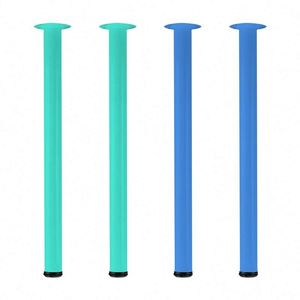 Patas de Escritorio Metálicas Ajustables de 18 Pulgadas, Resistentes, Blancas, Modernas, para Sala de Estar, Dormitorio, Oficina, Cafetería, Cocina, Exterior, Taller, Hotel - Product Image 2