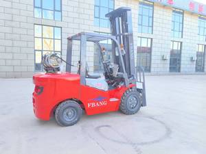 Forklift Truk Bensin LPG Ban Bantalan Kapasitas 2500kg 3t 3ton Tinggi Angkat 6m dengan Mesin Jepang dari Supplier Cina - Product Image 4