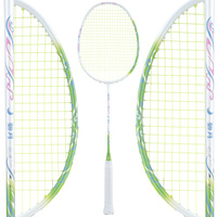 YODIMAN – Ensemble de badminton populaire, personnalisé, de haute qualité, léger et écologique, avec raquettes en fibre de carbone premium et cordages tissés rigides