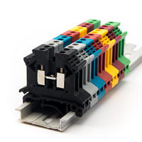 Rail Din Double niveau ignifuge Simple Test déconnexion rapide vis ressort pince bornier fil connecteur électrique