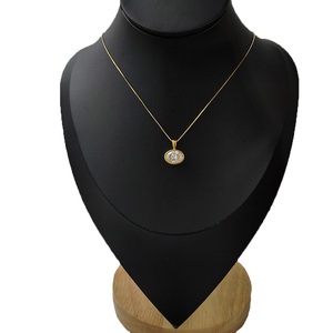 <span class=keywords><strong>Pendentif</strong></span> <span class=keywords><strong>solitaire</strong></span> en diamant de laboratoire taille ovale 2 carats, monture closée, pour la fabrication de bijoux, disponible en <span class=keywords><strong>or</strong></span> 10K et <span class=keywords><strong>or</strong></span> 18K - Product Image 3