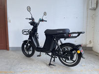 Trottinette électrique noire 48V 60V, vélo électrique de banlieue, pneu tubeless, mobilité urbaine