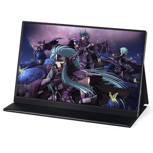 Moniteur portable ultra-fin 15,6 pouces, écran étendu pour ordinateur portable, moniteur portable pour écran de jeu <span class=keywords><strong>PS4</strong></span> PS5 avec HD-MI Type-C - Product Image 1