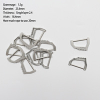 Accessoires de Luxe en Gros : Boucle en D en Alliage de Zinc, Anneau en D pour Sacs en Cuir, Couleurs Or et Argent, Légers