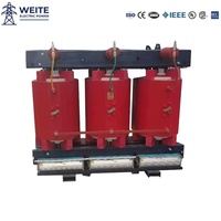 800kVA 1000kVA 1250kVA Trifaze Kuru Tip Trafo 11kv 480V Epoksi Reçine Döküm Bakır Sarımlı Güç Dağıtım Ekipmanı