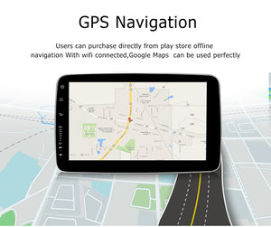 Autoradio Android 9 pouces rotatif 1 DIN 2+64G, stéréo de voiture Android simple DIN avec CarPlay & Android Auto GPS WIFI - Product Image 4