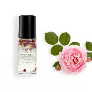 Modern Private Label Pure and Natural Essential Oil Rose Petal Multi Use Oil perfume For Face Body and Hair