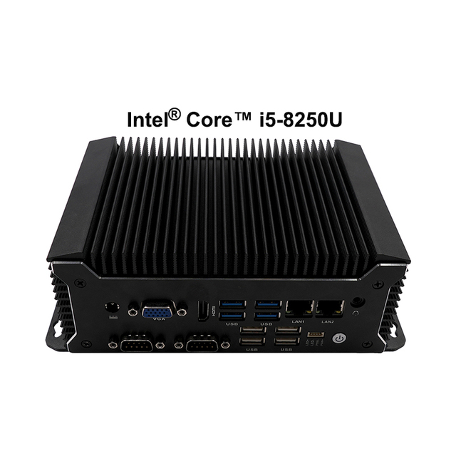 Maxtang Intel Embedded Industrial PC Kaby Lake Core I5 8250U Processor DDR4 RAM SATA3.0 FPC SSD Rugged Mini PC