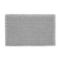 Tapis de bain gaufré Tapis de bain antidérapants super absorbants pour sol de salle de bain Tapis de salle de bain lavables en machine avec glands