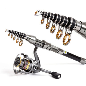 1.5M 1.8M 2.1M 2.4M <span class=keywords><strong>Vente</strong></span> en gros Voyage personnalisé Bar <span class=keywords><strong>de</strong></span> mer Cannes à pêche télescopiques en Fiber <span class=keywords><strong>de</strong></span> carbone pour l'eau salée - Product Image 1