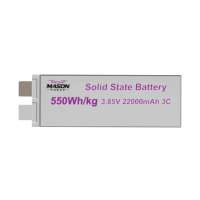 Cellule solide sans anode professionnelle 550Wh/kg 3.85V 15Ah 20Ah 22Ah 28Ah pour drones d'inspection, de cartographie et de relevé