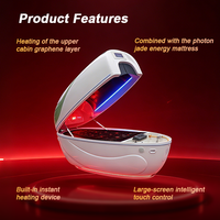 Capsule de sauna Btws 2-en-1 pour massage et soin capillaire avec chauffage au graphène et conception étanche