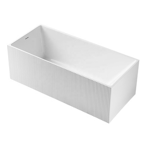 Bañera de Hidromasaje Acrílica Cuadrada de Diseño Moderno, Portátil, Independiente, para Adultos, para Hoteles y Villas, en Oferta - Product Image 6