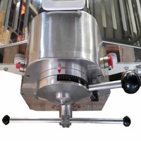 Machine à pain et à pizza automatique de table en acier inoxydable avec convoyeur à bande pour pétrir la pâte