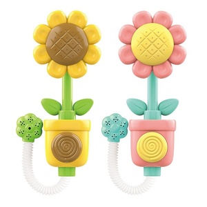 Jouet de bain pour bébé en forme <span class=keywords><strong>d</strong></span>'ours, jouet aquatique pour enfants, pomme de douche en plastique pour 0-24 mois - Product Image 1