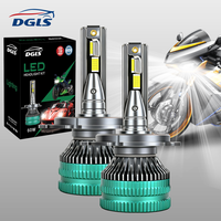 Nouveau phare LED universel pour moto AC/DC 12V DGLS R18 Canbus sans erreur 120W 12000LM 6500K Ampoule blanche certifiée IP68