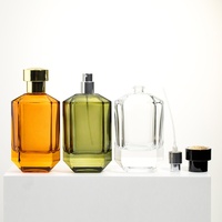 Nouveau design Bouteille de parfum fantaisie de qualité supérieure Bouteille de parfum vide en verre de luxe Bouteille de parfum unique de 100ml